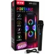 Boxa Portabila KTS 2033 Karaoke bluetooth 2×4 inch RGB Microfon Wireless