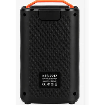 Boxa Portabila KTS 2217 bluetooth 20W de 2×4 inch RGB karaoke microfon wireless