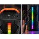 Boxa Portabila KTS 2217 bluetooth 20W de 2×4 inch RGB karaoke microfon wireless
