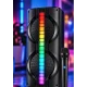 Boxa Portabila KTS 2217 bluetooth 20W de 2×4 inch RGB karaoke microfon wireless