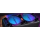 Boxa portabila GTS 1880 bluetooth 2×6.5 inch LED RGB microfon wireless Karaoke