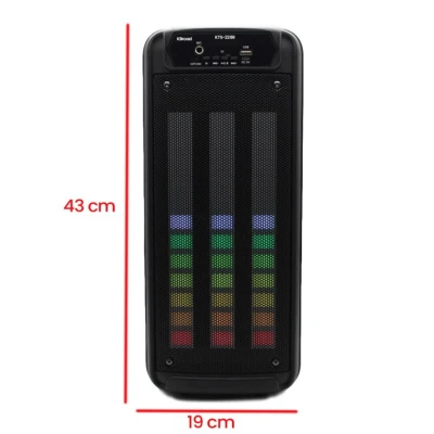 Boxa Portabila KTS 2269 Bluetooth LED RGB TWS FM Radio Microfon