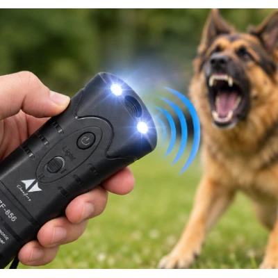 Aparat cu Ultrasunete ZF856 Anti Caini Agresivi pentru Dresaj si Descurajare