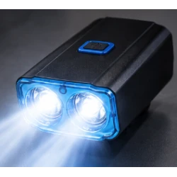 Lanterna LED 3W tip Far Bicicleta 581B de 120 lm cu 5 Moduri reincarcare USB