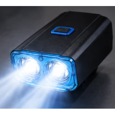 Lanterna LED 3W tip Far Bicicleta 581B de 120 lm cu 5 Moduri reincarcare USB