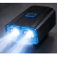 Lanterna LED 3W tip Far Bicicleta 581B de 120 lm cu 5 Moduri reincarcare USB