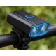 Lanterna LED 3W tip Far Bicicleta 581B de 120 lm cu 5 Moduri reincarcare USB