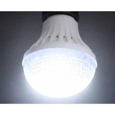 Bec LED 12V 7W cu Fasung E27 Lumina Alb Rece pentru rulota camping si sisteme solare