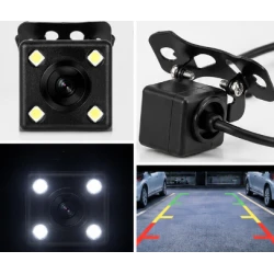 Camera Marsarier Auto cu 4 LED Night Vision Unghi 170 grade si cablu inclus