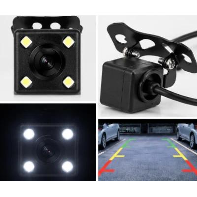 Camera Marsarier Auto cu 4 LED Night Vision Unghi 170 grade si cablu inclus