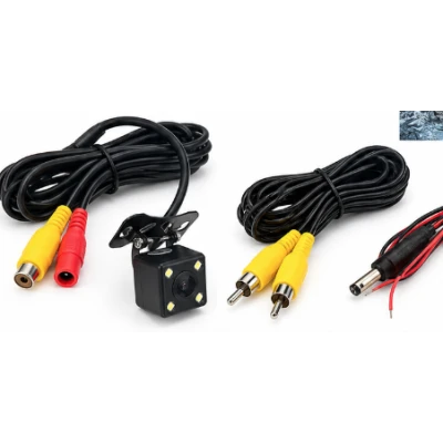 Camera Marsarier Auto cu 4 LED Night Vision Unghi 170 grade si cablu inclus