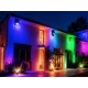 Proiector LED RGB 30W 220V cu Telecomanda Iluminare Colorata pentru Exterior si Interior