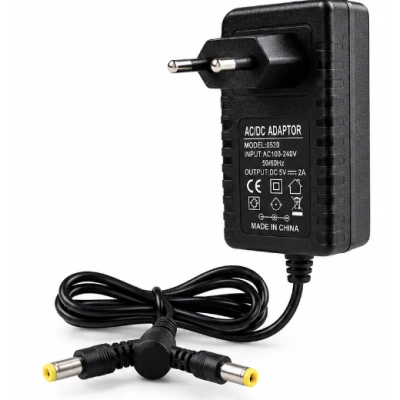 Alimentator AC/DC de 5V 2AT putere 10W Mufa DC dubla