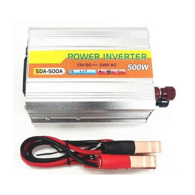 Invertor Auto 12V 220V putere 500W SDA 500A Convertor cu Sinus Modificat si USB 5V