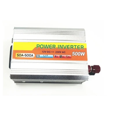 Invertor Auto 12V 220V putere 500W SDA 500A Convertor cu Sinus Modificat si USB 5V