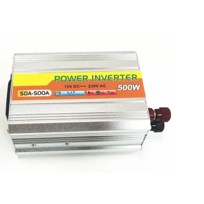 Invertor Auto 12V 220V putere 500W SDA 500A Convertor cu Sinus Modificat si USB 5V
