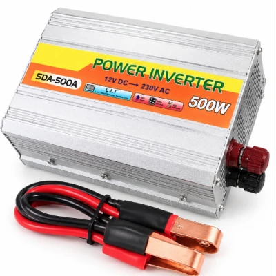 Invertor Auto 12V 220V putere 500W SDA 500A Convertor cu Sinus Modificat si USB 5V