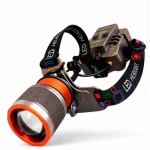 Lanterna de cap profesionala LED WH 2304 puternica zoom reglabil