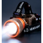 Lanterna de cap profesionala LED WH 2304 puternica zoom reglabil