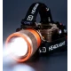 Lanterna de cap profesionala LED WH 2304 puternica zoom reglabil