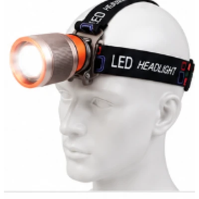 Lanterna de cap profesionala LED WH 2304 puternica zoom reglabil