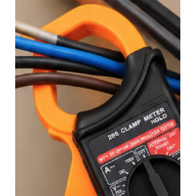 Multimetru Digital cu Cleste Ampermetric DT 266 Tester AC/DC cu Functie HOLD