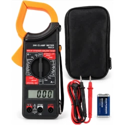 Multimetru Digital cu Cleste Ampermetric DT 266 Tester AC/DC cu Functie HOLD