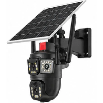 Camera de Supraveghere Solara 4K Ultra HD PTZ WiFi 360 Dual Lens senzor PIR A9 3