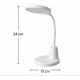 Lampa de birou LED MT 752 Design modern brat flexibil si iluminare pentru citit