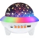 Proiector LED Crystal Magic Ball Light cu Boxa Bluetooth si Telecomanda Lumina RGB