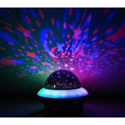 Proiector LED Crystal Magic Ball Light cu Boxa Bluetooth si Telecomanda Lumina RGB