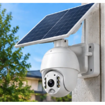Camera de Supraveghere Solara PTZ HD 4G Panou Solar 7.8W PIR + AI Vedere Nocturna Color QS10
