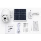 Camera de Supraveghere Solara PTZ HD 4G Panou Solar 7.8W PIR + AI Vedere Nocturna Color QS10