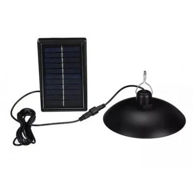 Bec LED Solar 1008 cu telecomanda Panou Solar si Acumulator 2400mAh pentru Camping si Exterior