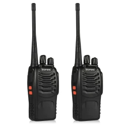 Set 2 Statii Radio Portabile Baofeng BF 888S cu 16 Canale PMR 1500mAh