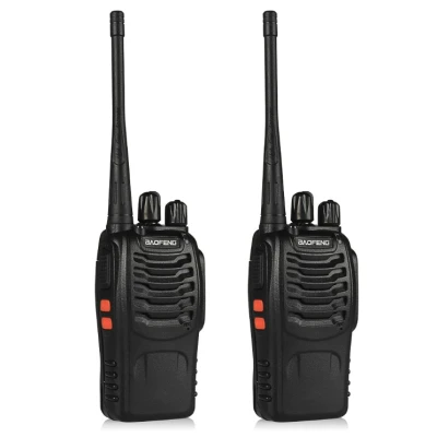 Set 2 Statii Radio Portabile Baofeng BF 888S cu 16 Canale PMR 1500mAh