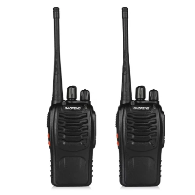 Set 2 Statii Radio Portabile Baofeng BF 888S cu 16 Canale PMR 1500mAh