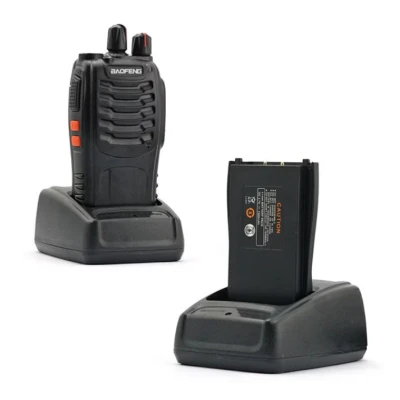 Set 2 Statii Radio Portabile Baofeng BF 888S cu 16 Canale PMR 1500mAh