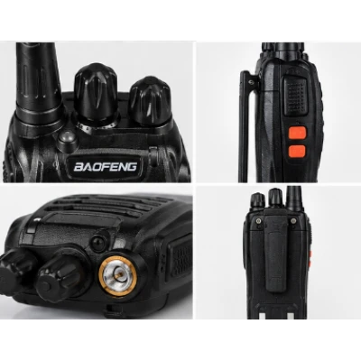 Set 2 Statii Radio Portabile Baofeng BF 888S cu 16 Canale PMR 1500mAh