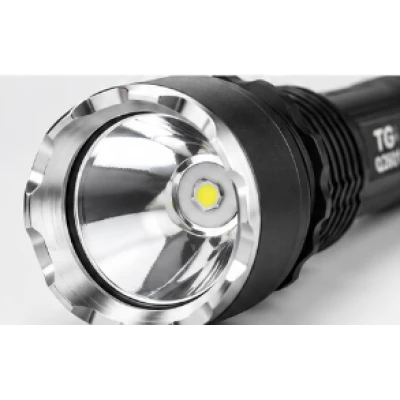 Lanterna LED TG 30W BL Q2601 cu Filtre Colorate Acumulator 18650 si Suport de Montare