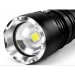 Lanterna LED Tactica ZSH QP54 P50 Zoom 2×18650 Suport si incarcare 12V/220V