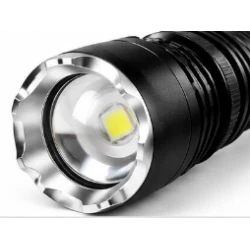 Lanterna LED Tactica ZSH QP54 P50 Zoom 2×18650 Suport si incarcare 12V/220V