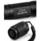 Lanterna LED Tactica ZSH QP54 P50 Zoom 2×18650 Suport si incarcare 12V/220V