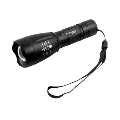 Lanterna LED de mana reincarcabila BL Q1891 T6 cu Zoom 5 moduri de Iluminare incarcare 220V si Auto metalica