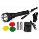 Lanterna de mana metalica LED TG 30W Q2600 2 de 1000 m filtre colorate 2 acumulatori 18650