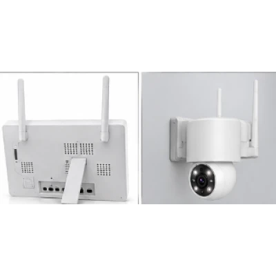 Kit profesional 4 Camere de Supraveghere WiFi P2P Sistem CCTV cu Monitor/NVR