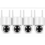 Kit profesional 4 Camere de Supraveghere WiFi P2P Sistem CCTV cu Monitor/NVR