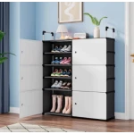UB Dulap modular pentru pantofi cu 5 rafturi 80x29x110 cm