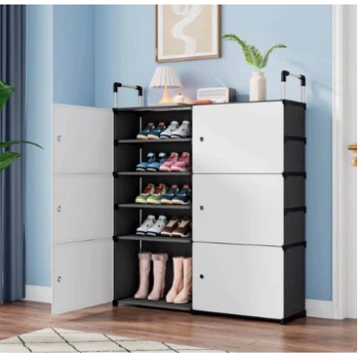 UB Dulap modular pentru pantofi cu 5 rafturi 80x29x110 cm