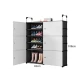UB Dulap modular pentru pantofi cu 5 rafturi 80x29x110 cm